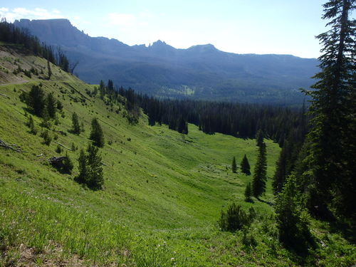 GDMBR: Washakie Wilderness Mountains.